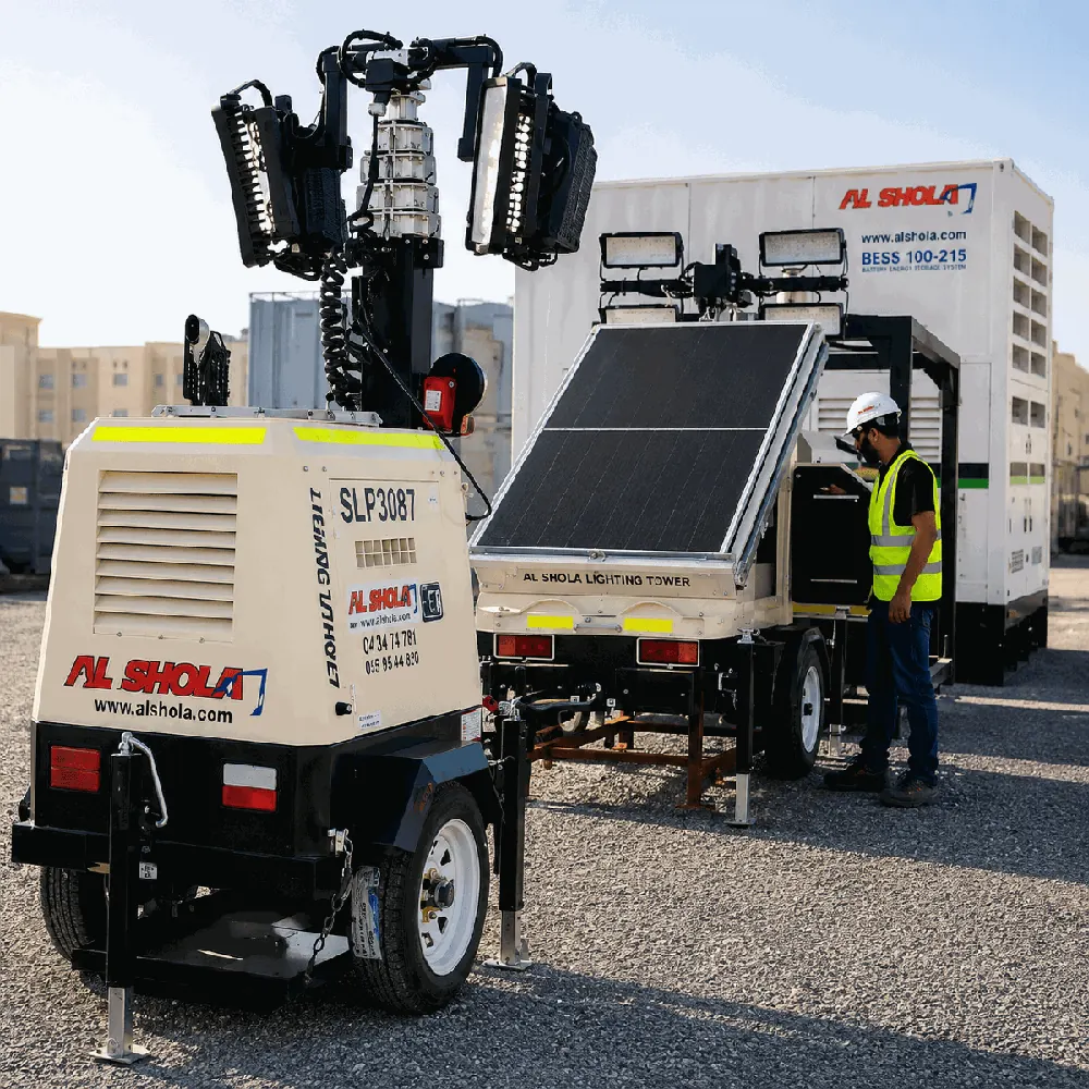 Solar/Diesel Tower lights